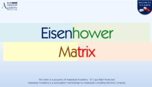 Eisenhower Matrix – Urgent & Important